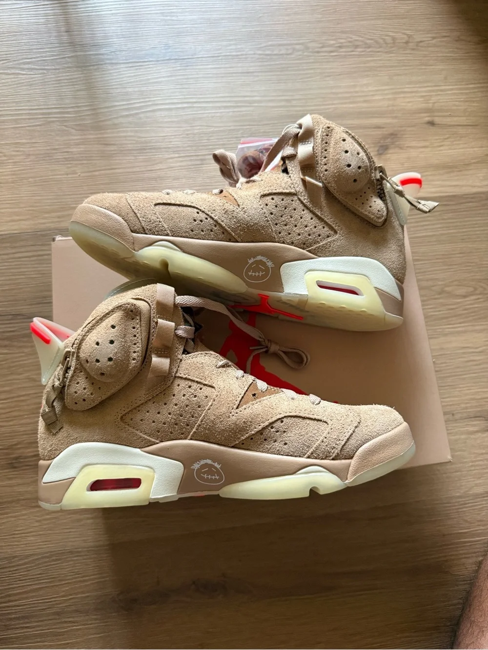 Nike Air Jordan 6 Retro Travis Scott British Khaki DH0690 200 Men’s Size 7 New